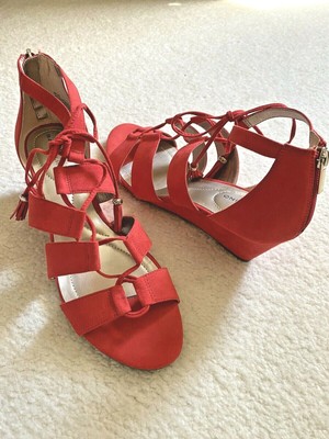 bandolino red sandals