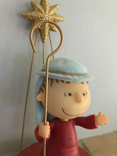 Linus Hallmark That's What Christmas Is all About Peanuts in Box Figur #c5