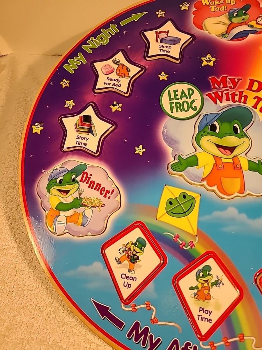 CL5周年くじ Kid Twiggz TOMO写真たて Leap Frog 🐸 My Day with Tad Wooden Magnetic Puzzle | eBay