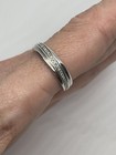 Men’s Sterling Silver 925 Diamond Wedding Band Ring Size 7 — photo 10