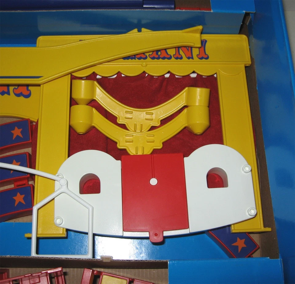 PLAYMOBIL CIRCUS ROMANI #3720 TBE,VGC, 96% (1991) CIRCUS KLICKY TRAPEZE GRADINS - Photo 4/4