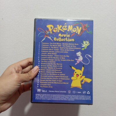 DVD Pokemon 21 In 1 Complete Movie Collection [Anime] [English Dub