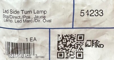 54233 Genuine Grote Oval LED Marker / Clearance Light - New | eBay