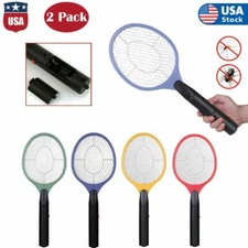 2Pack Electric Mosquito Swatter Zapper Killer Bug Pest Insect Wasp Racket