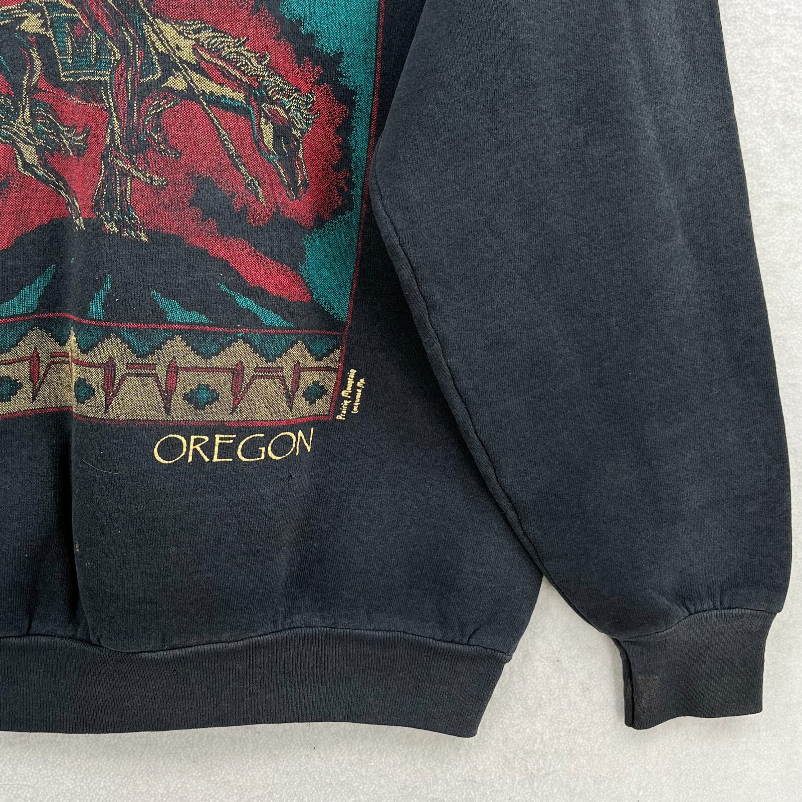 Vintage Oregon Destination Pullover Sweatshirt Native… Gem