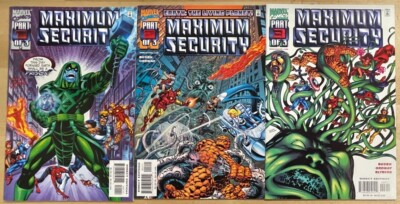 MAXIMUM SECURITY #1-3 Marvel Comics (2000) Busiek & Ordway