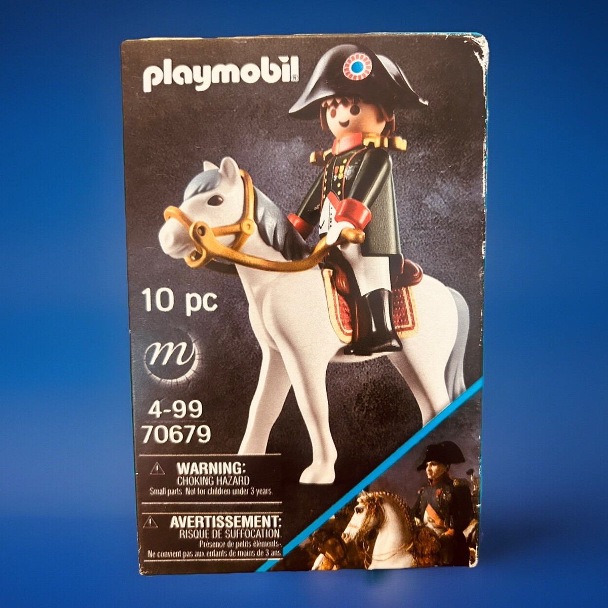 Figurine PLAYMOBIL Le Zorro Napoléonien Avec Cheval Tornado - Pièce Vintage - Occasion