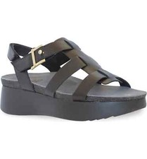 Munro Z5744* Flynn Platform Sandal Black Leat...