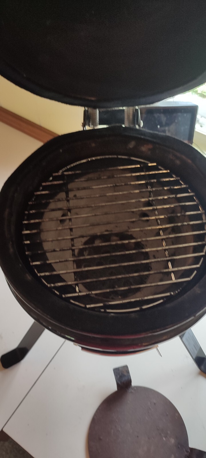 Gardenline (Aldi) Mini Kamado Egg BBQ + Heat Deflector Camping