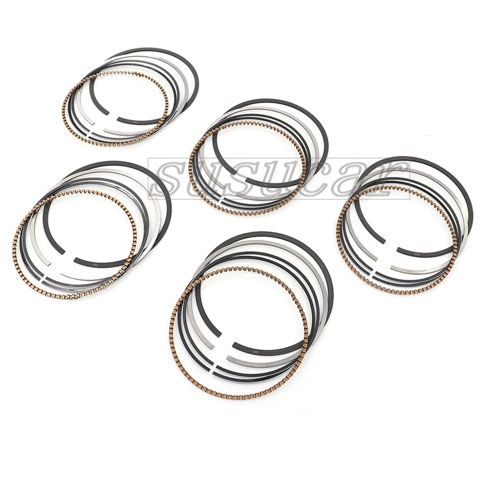 Piston Rings Set STD For Volvo S40 S60 S80 C30 C70 XC90 2.4 2.5 L5 B5244S B5254T — 第 4/4 张图片