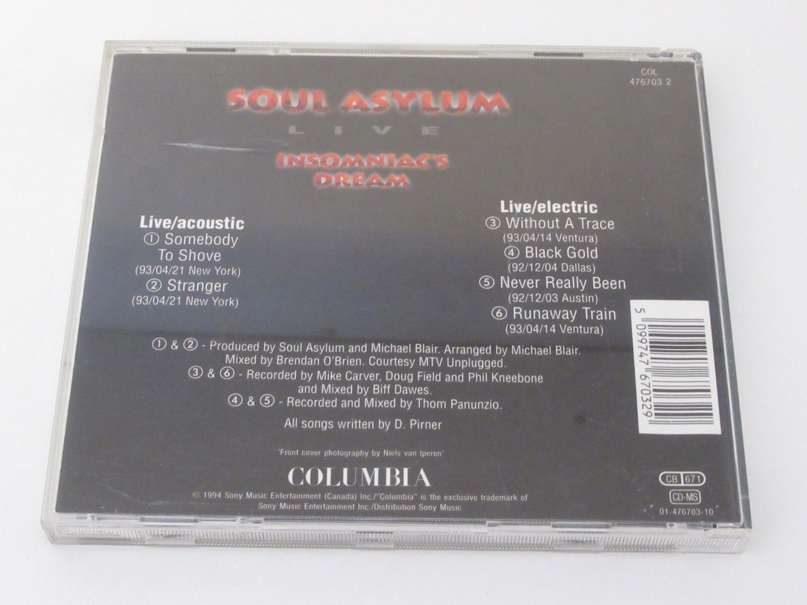 Soul Asylum Insomniac's Dream CD Album eBay