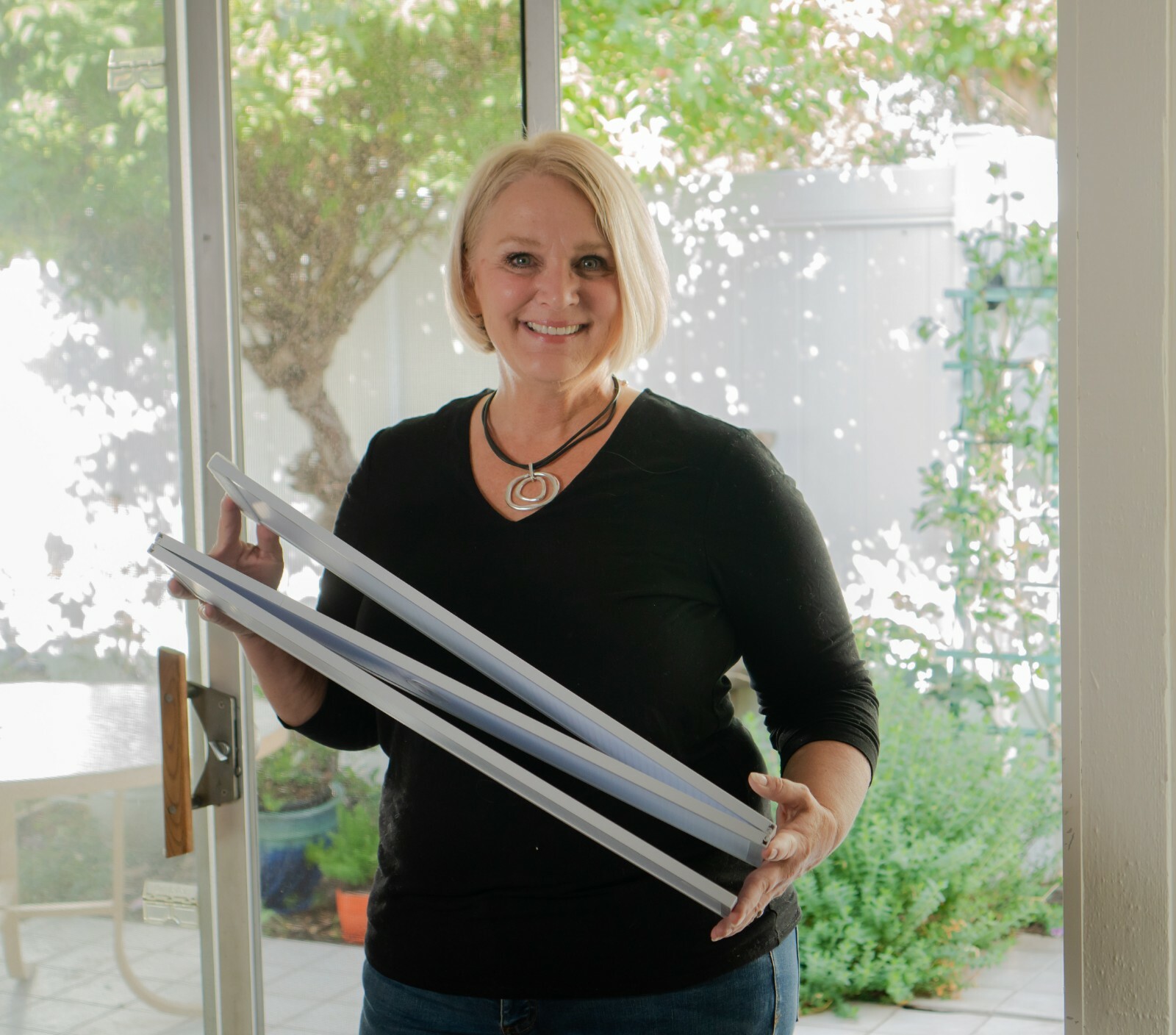 PopUp Pet Doggie Door ™ for 80" tall Sliding Glass and Screen opening