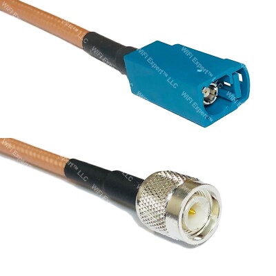 RG400 Fakra Z Female to TNC MALE RF Cable FAST-SHIP LOT