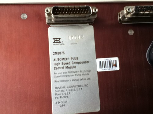 Clintec Automix Plus High Speed Compounder Model 2M8075 w/ Manual & Accessories - Picture 9 of 12
