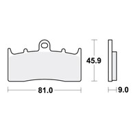 TRW SV BremsbeläGe Passend Vorn FüR BMW R 1150 Bj. 2001-2006
