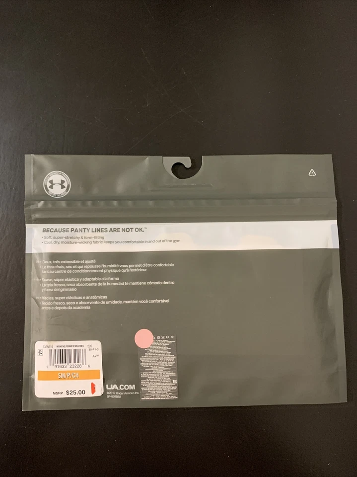 Under Armour Pure Stretch (3 Pack) Womens Thong - Nude NEW Sz Small - Image 4 of 4