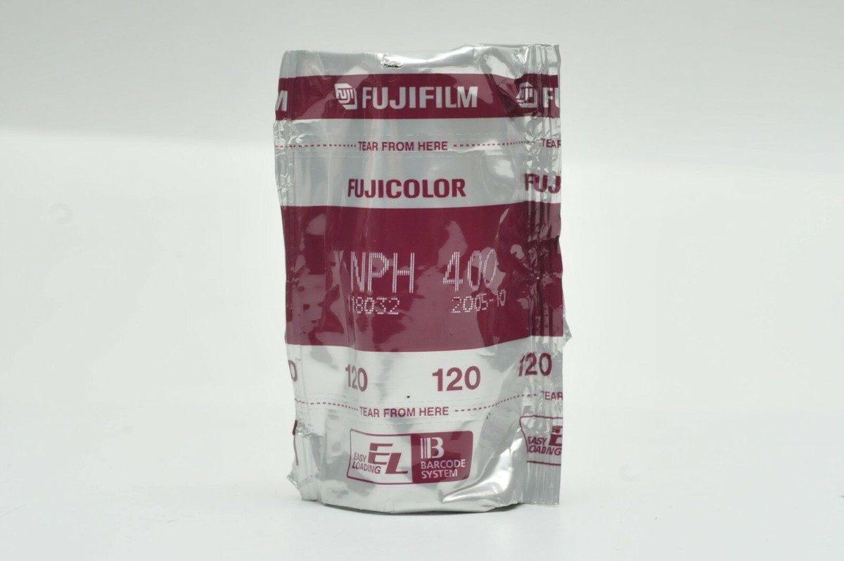 FUJIFILM PRO 400H 120フィルム 3本 Fujifilm Fuji NPH 400 120 Film Single Roll Expired Barcode System