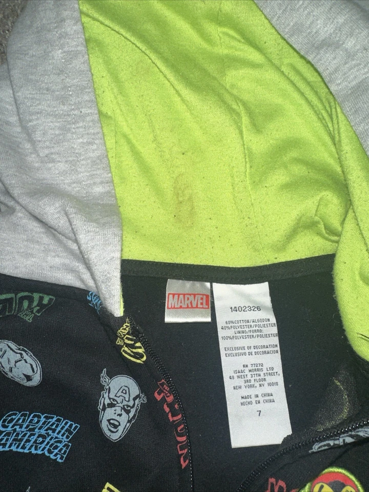 Marvel Avengers & Xersion Quick-Dri Frontal Cremallera Sudaderas Sudadera Lote De 2 Talla 7 Foto 3 de 4