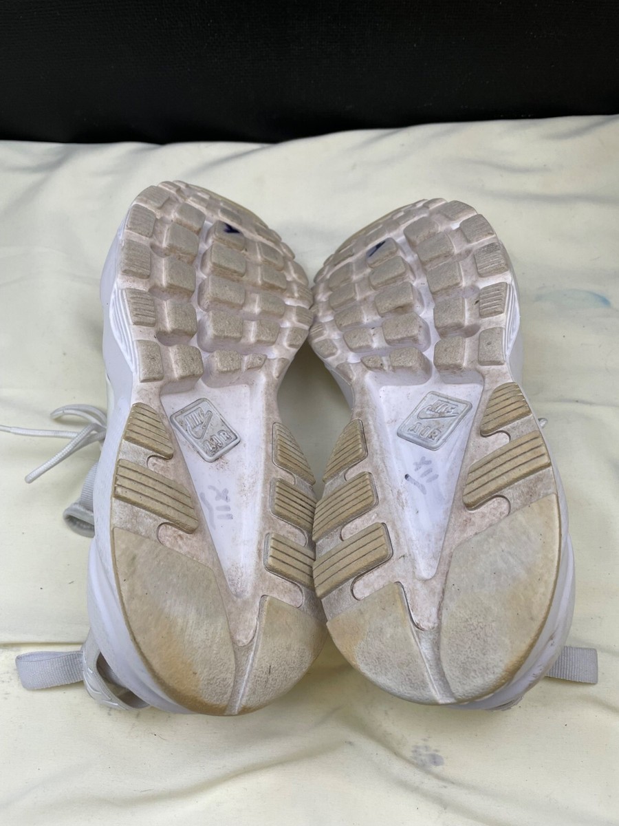 Nike Air Huarache Mens White Beige Slip on Sneakers Shoes SIze 12 SKU 6822 Nike Air Huarache Mens White Beige Slip on Sneakers Shoes  main image 4