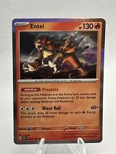 Entei 30/197 Sv03 : Obsidian Flames Reverse Holo Rare English Pokemon TCG
