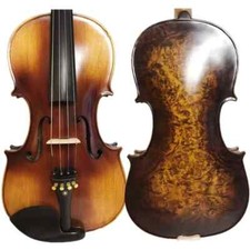Professional Song Master Viola 16 inch. Bird's Eye Back Loud Sound 15058