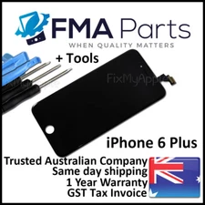 iPhone 6 PLUS Black Glass Touch Screen Digitizer LCD Assembly Replacement New