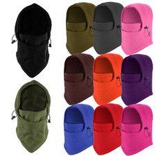 Winter Men Women Hats Balaclava Ski Mask Waterproof Warm Wool Hat Hooded Collar
