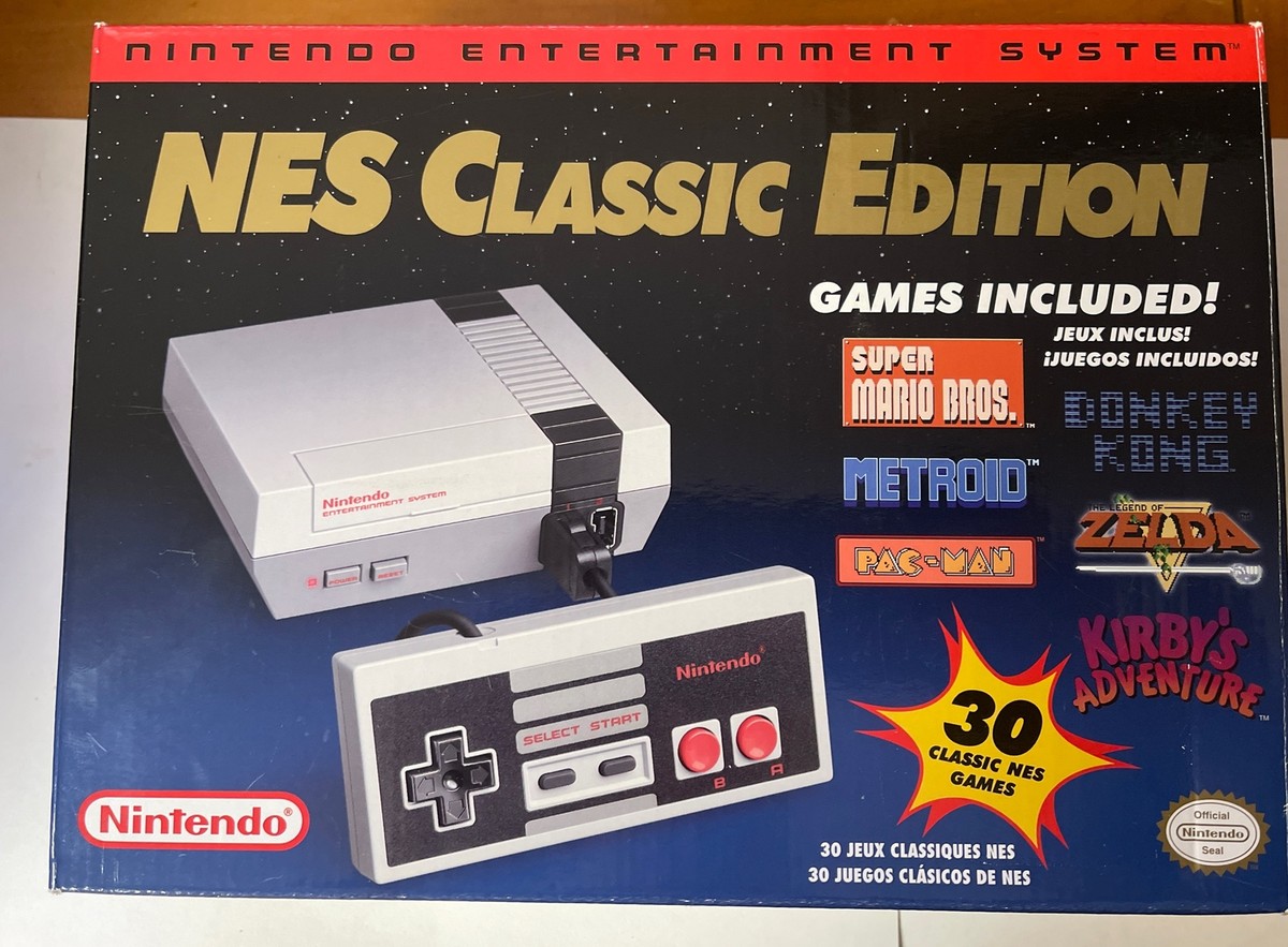 Authentic Nintendo Classic Edition NES Mini Game Console USA Extra