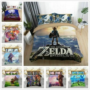3d The Legend Of Zelda Bedding Set Duvet Cover Pillowcase Zip