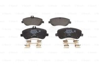 Bosch 0 986 494 648 Bremsbelagsatz, Scheibenbremse Vorderachse FÜR MERCEDES-BENZ