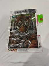 5D DIY Diamond Art Painting, Embroidery Kit Craft Tiger