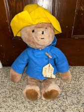 Vintage Eden 1975 Paddington Bear Plush Doll 18  Darkest Peru To London Rare