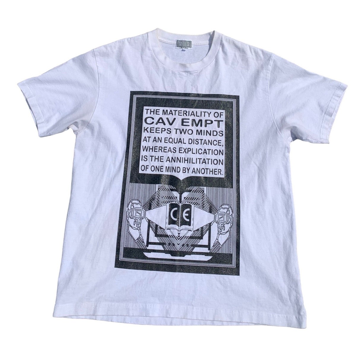 C.E CAV EMPT HANDS TEE Tシャツ Lサイズ C.E シーイー CAV EMPT HANDS TEE フロントハンドプリント
