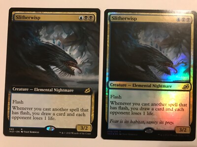 SLITHERWISP x2 (1 Foil & 1 Showcase) : IKORIA Magic the Gathering