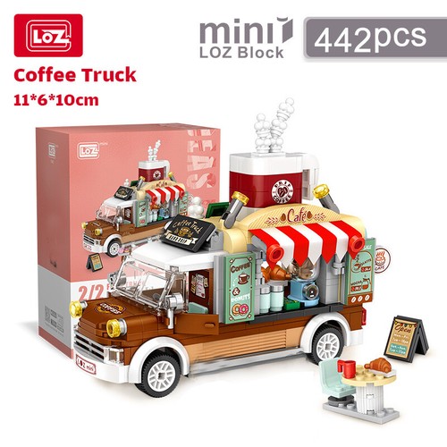 LOZ Amusement Park Building Set - Mini Carnival Rides, Funfair Micro Bricks Toy - Picture 8 of 282