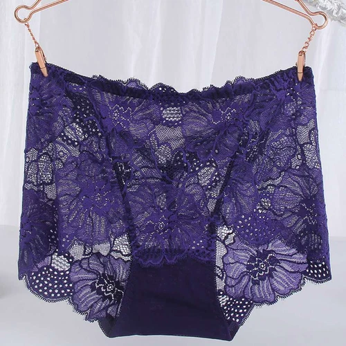 Damen-Spitzenhöschen nahtlos sexy Unterwäsche hohe Taille Schlüpfer Dessous weiblich USA - Bild 21 von 32