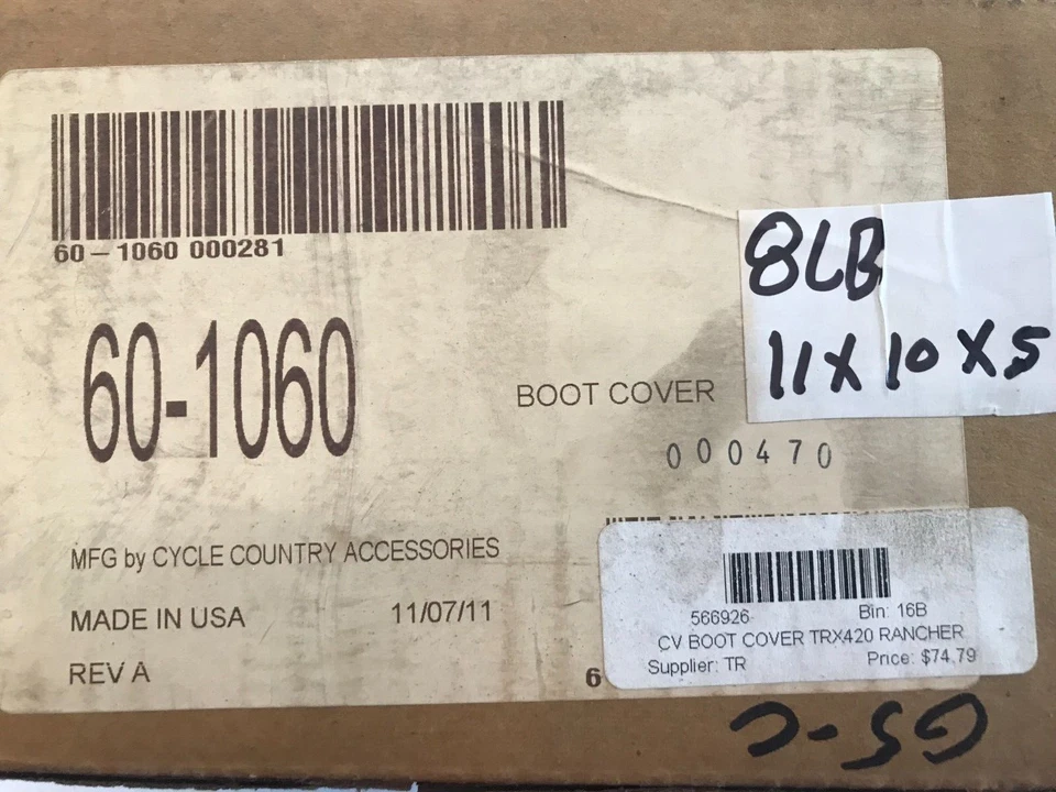 G5C Cycle Country CV Boot Protectors Honda TRX 420 60-1060 - Image 2 of 4
