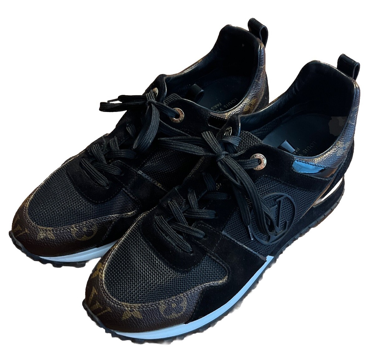 Louis Vuitton Run Away Brown Monogram Sneakers Size 39 US