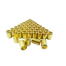 50PCS Hose Ferrules Brass Fitting, 0.560in ID x 1in Long for Air, Torch, 7325