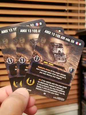 x3 AMX 13 105 AM mle. 50 #140 Uncommon - World of Tanks TCG - First Strike