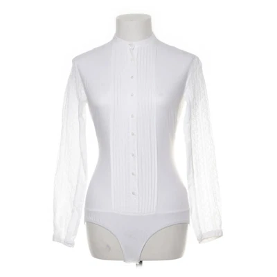 Dieu merci, body, taille : 32, blanc, coton/élasthanne, unicolore, femmes #AUx - Photo 1/4