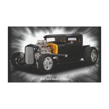 Car Magnet Of 1931 Ford Model A Pickup Car Magnet Of 1931 Ford Model A Pickup