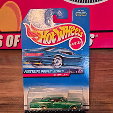 Hot Wheels Pinstripe Power Series 1965 Chevy Impala Diecast 164 Green Unopened Hot Wheels Pinstripe Power Series 1965 Chevy Impala Diecast 164 Green Unopened