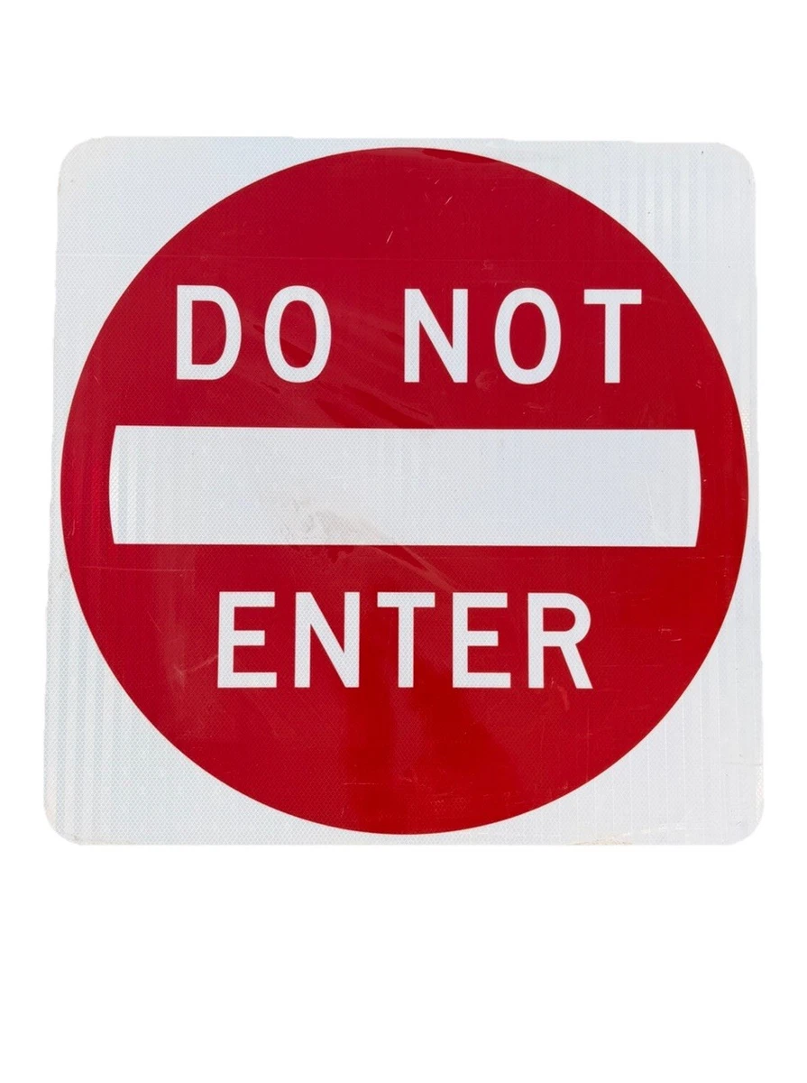 Do Not Enter Sign In Collectible Transportation Signs for sale | eBay
