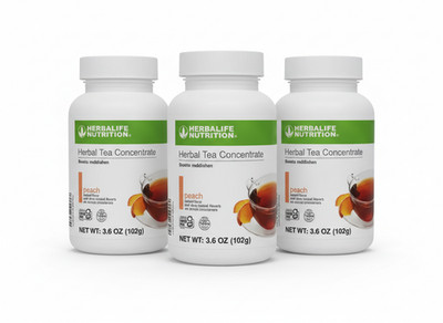 Herbalife herbal tea concentrate Raspberry/Peach/Original  3.6 oz