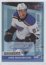 2021-22 Upper Deck Ice Sub Zero Blue Jake Neighbours #SZ-54 Rookie Auto RC 0g27