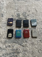 Untested - Sony Playstation 1  2 Memory Card Lot Of 8