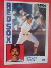 Dwight Evans - 1984 Topps Baseball card #720 - Boston Red Sox - OF
