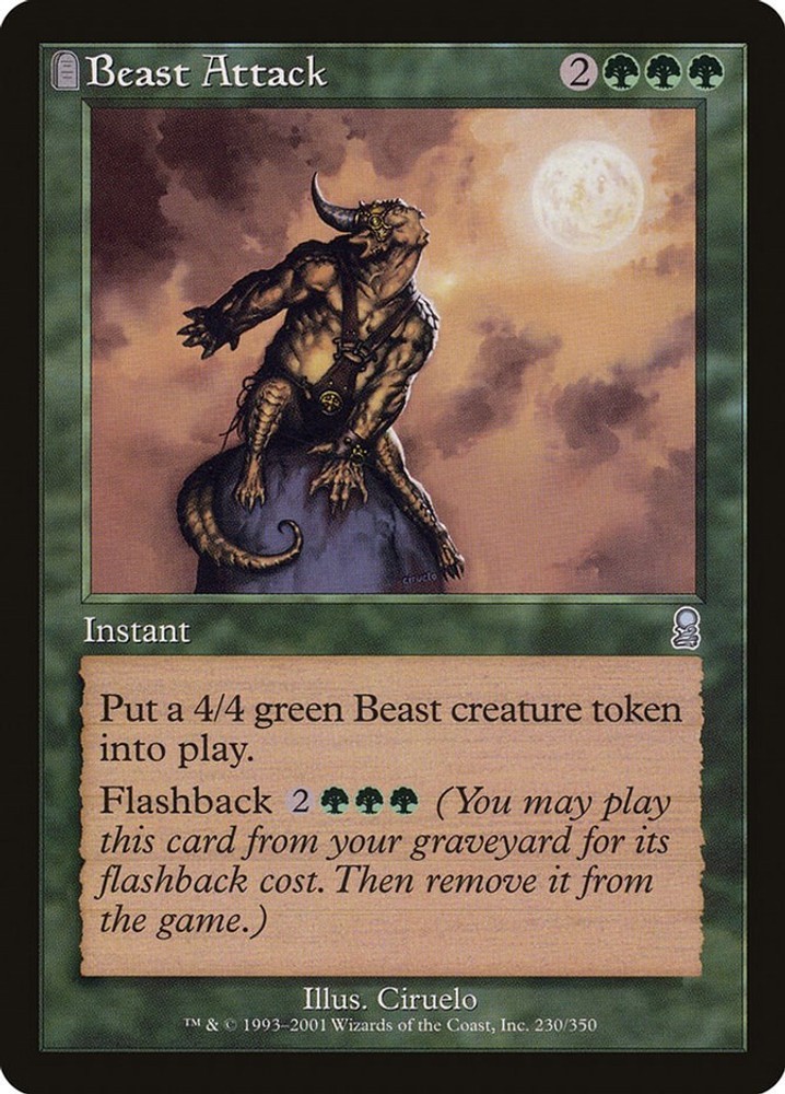 Beast Attack - Odyssey - 230 Uncommon Magic NM
