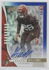 2019 Absolute Rookie Blue Spectrum Signatures 24/35 Greedy Williams Auto wd9